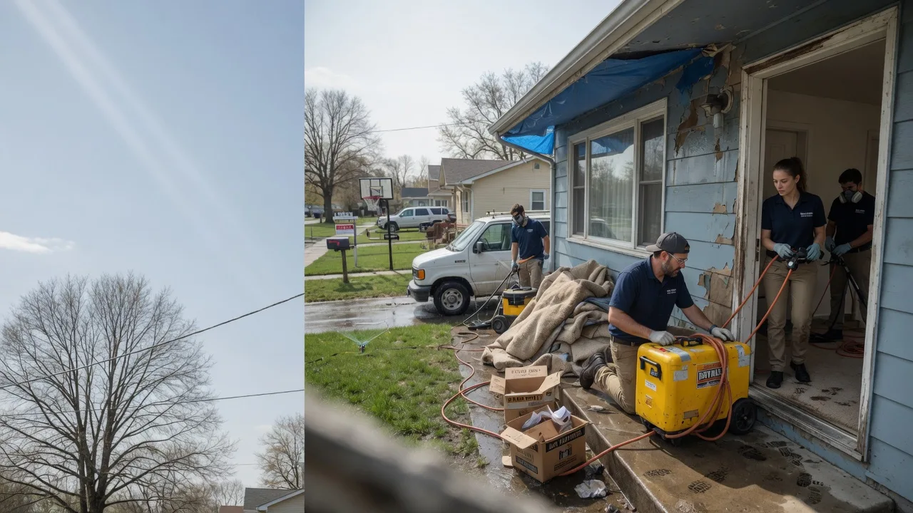 Basement Flood Cleanup in Lenora, KS near me